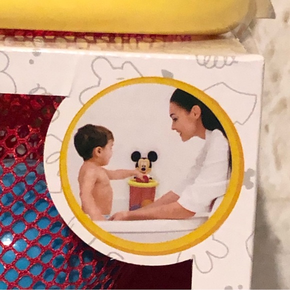 Disney Mickey Mouse Bath Basketball Hoop Suctions Bath Toy 3 Floating Balls. - Picture 5 of 5